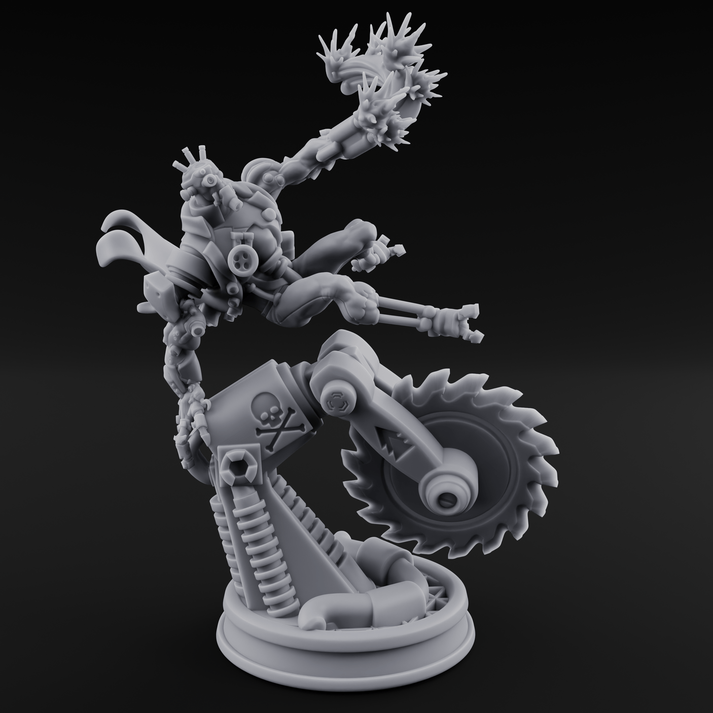 Dangling From The Canopy Necrolinked Wights Miniature for Dungeons and Dragons, Pathfinder or other TTRPGs