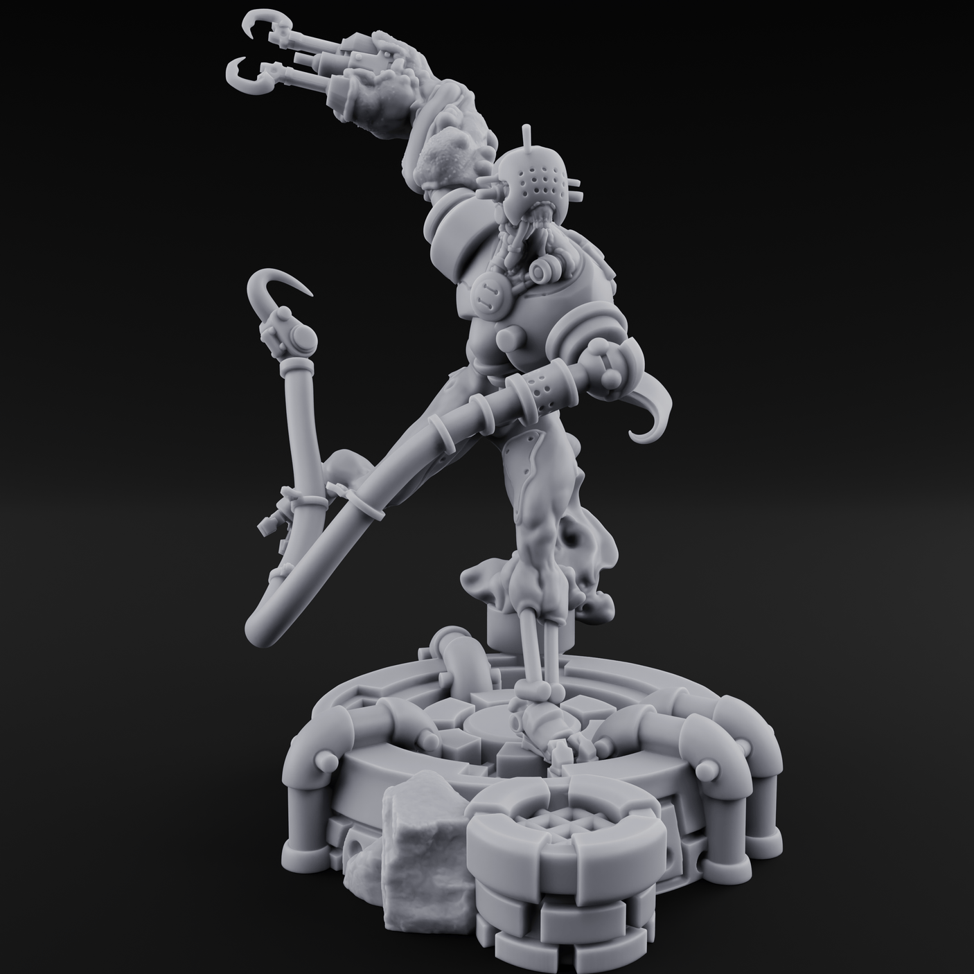 Dangling From The Canopy Necrolinked Wight C Miniature for Dungeons and Dragons, Pathfinder or other TTRPGs