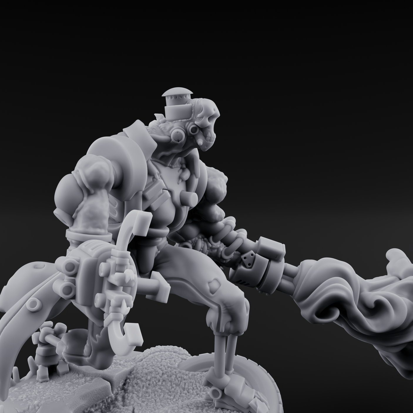 Dangling From The Canopy Necrolinked Wight D Miniature for Dungeons and Dragons, Pathfinder or other TTRPGs