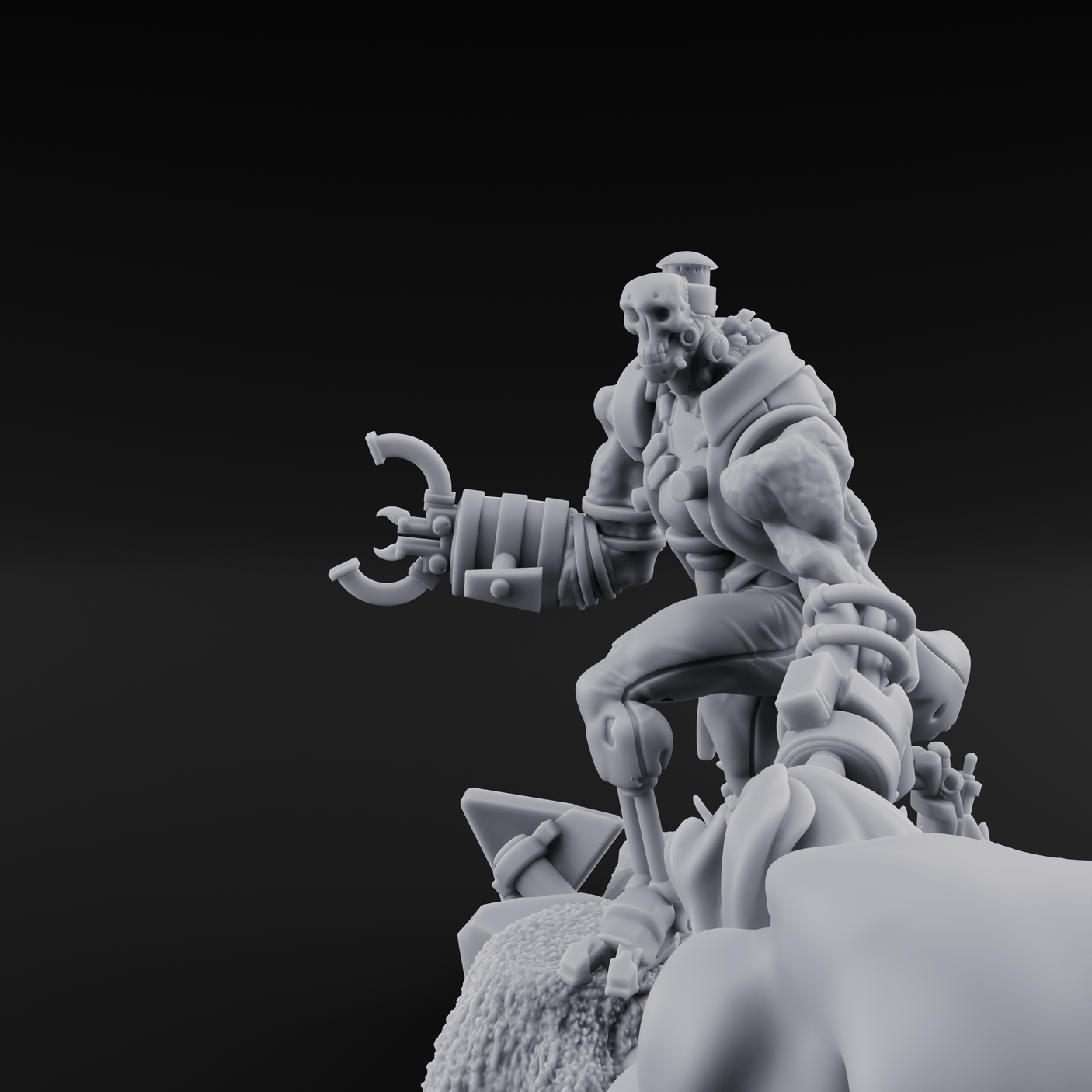 Dangling From The Canopy Necrolinked Wight D Miniature for Dungeons and Dragons, Pathfinder or other TTRPGs