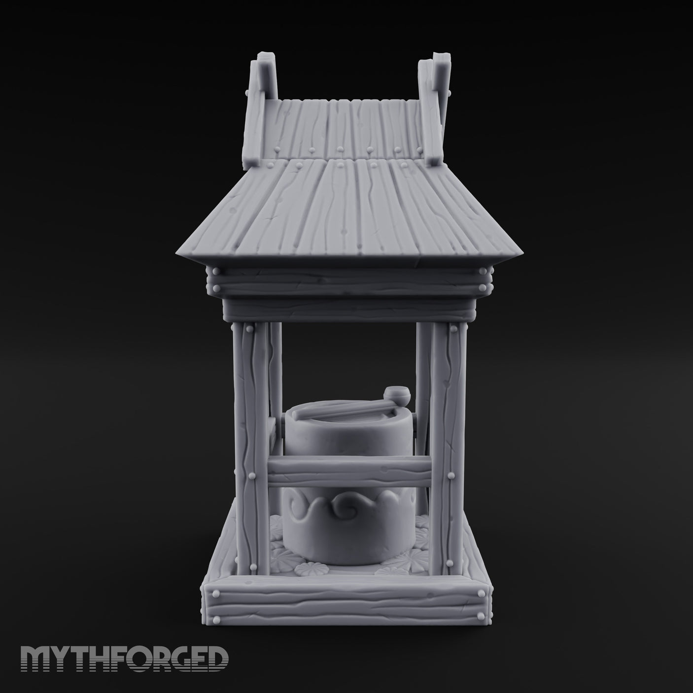 Ladle-Stirred Overflowing-Bowled Covered Water Well gallery 5