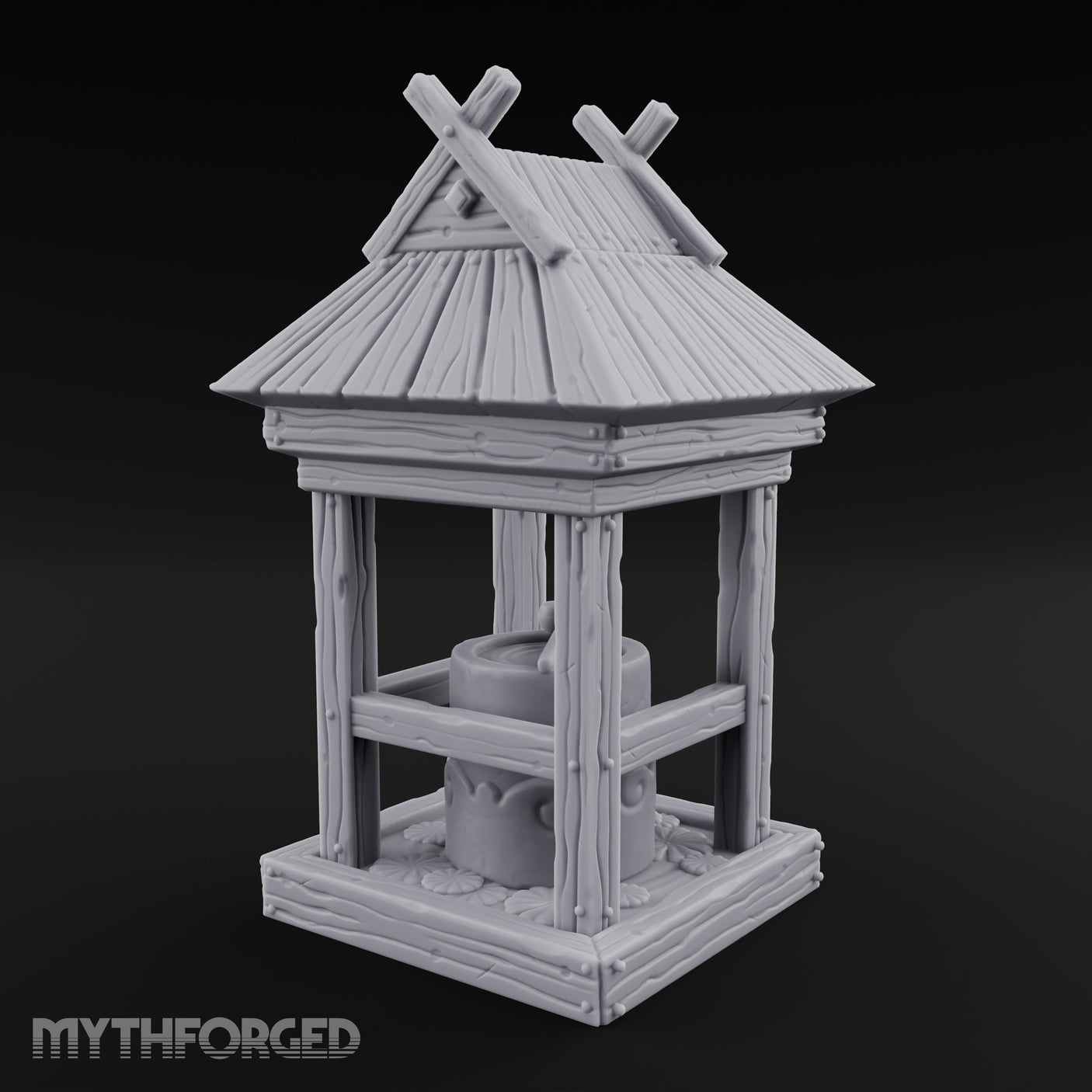 Ladle-Stirred Overflowing-Bowled Covered Water Well gallery 6