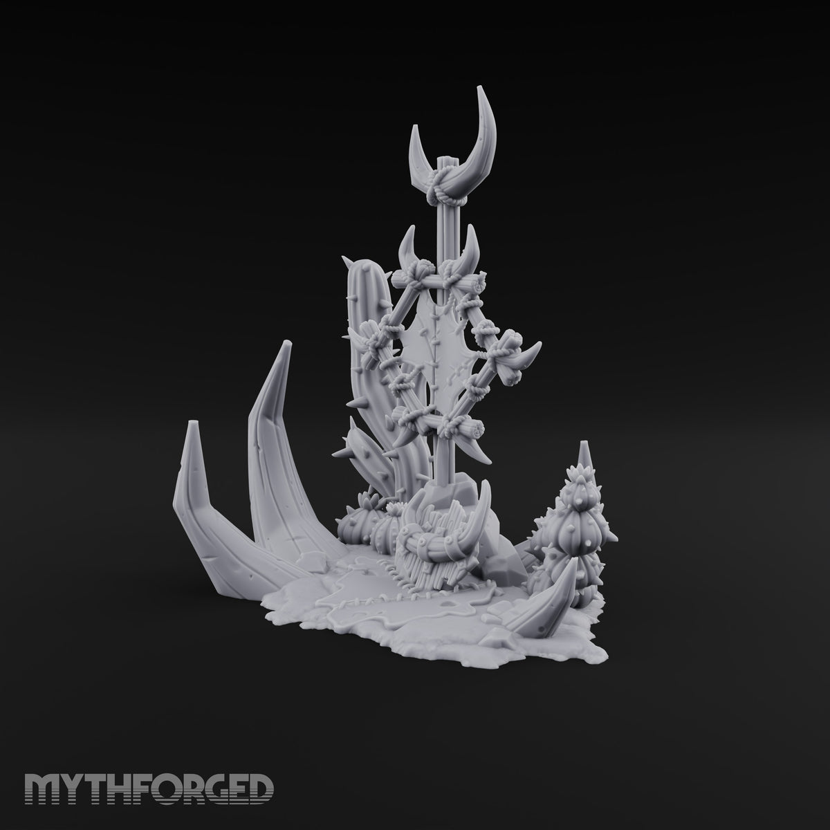 Where the Badlands Grow Teeth Horned Badlands Terrain Piece C