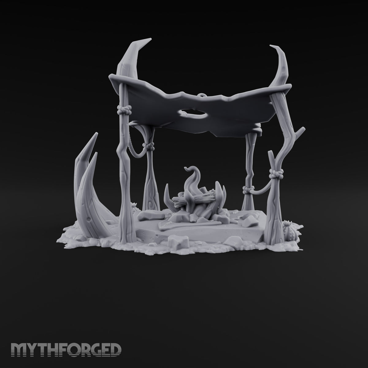 Where the Badlands Grow Teeth Horned Badlands Terrain Piece D