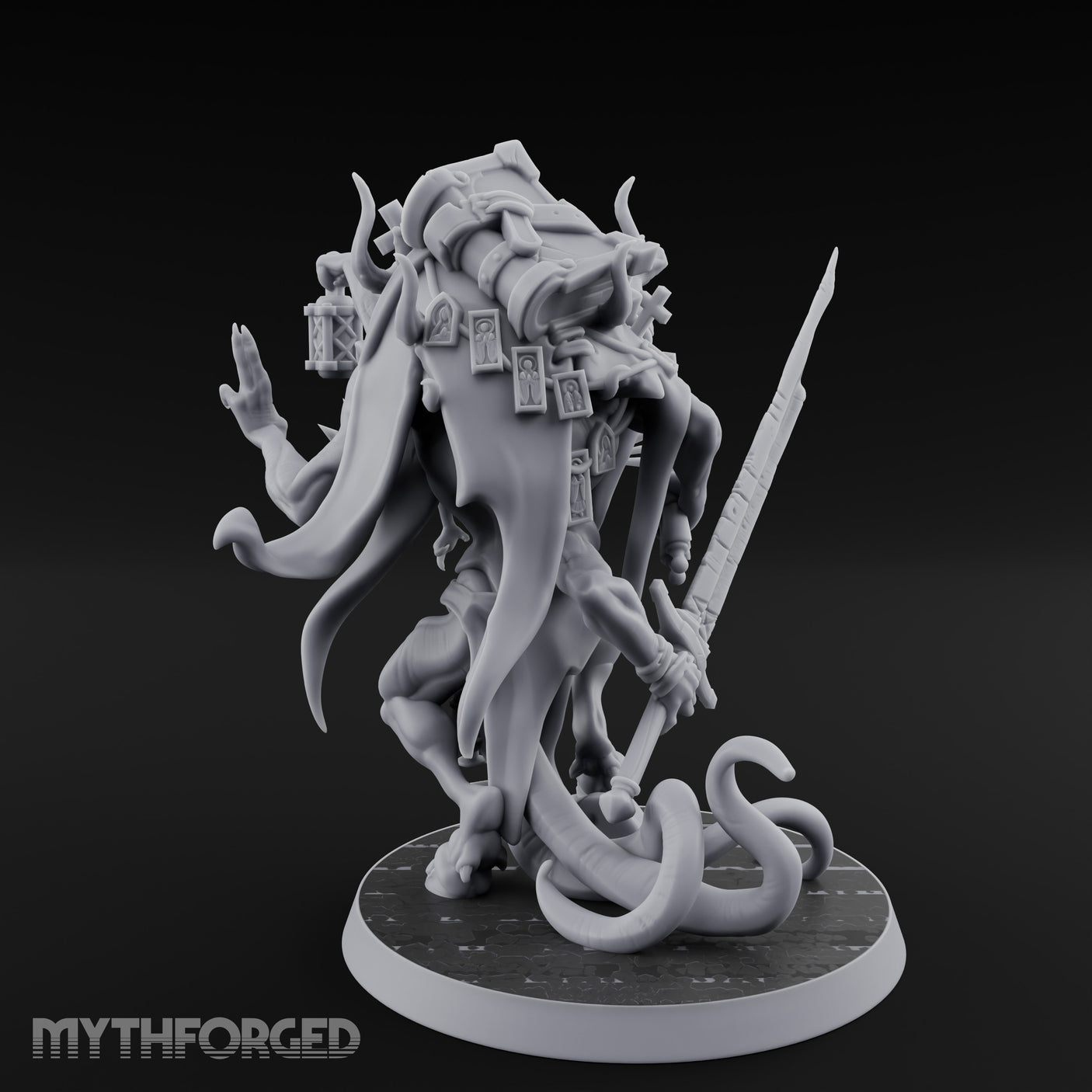 Lantern And Blade Clutching Demon Scripture Guardian gallery 5