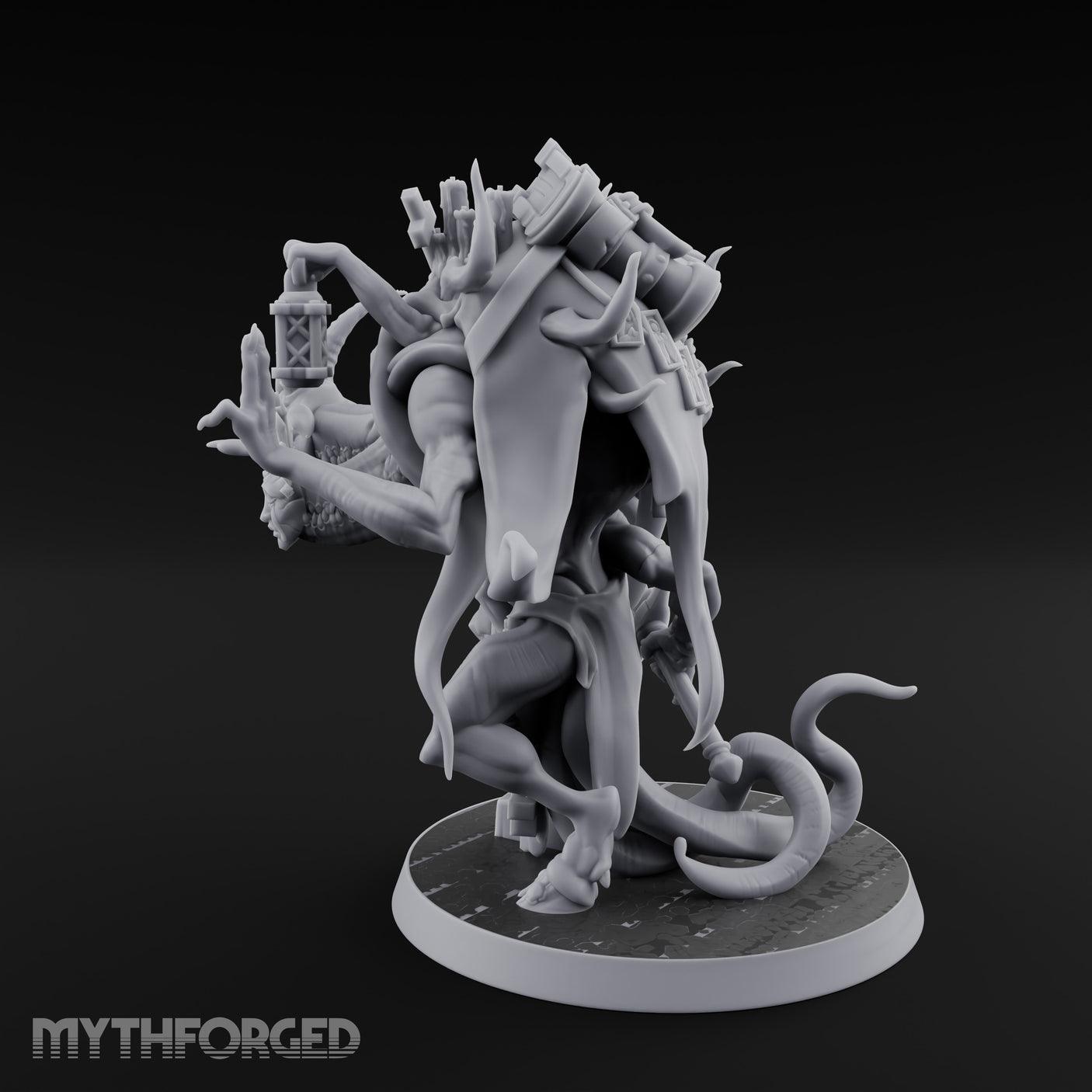 Lantern And Blade Clutching Demon Scripture Guardian gallery 6
