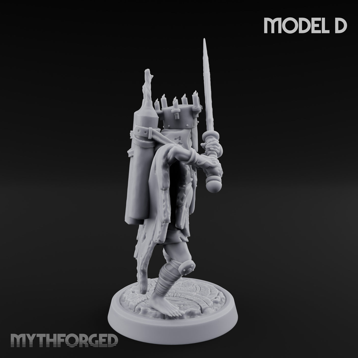 Lantern Pole Carrying Goblin Scout D Miniature for Dungeons and Dragons, Pathfinder or other TTRPGs