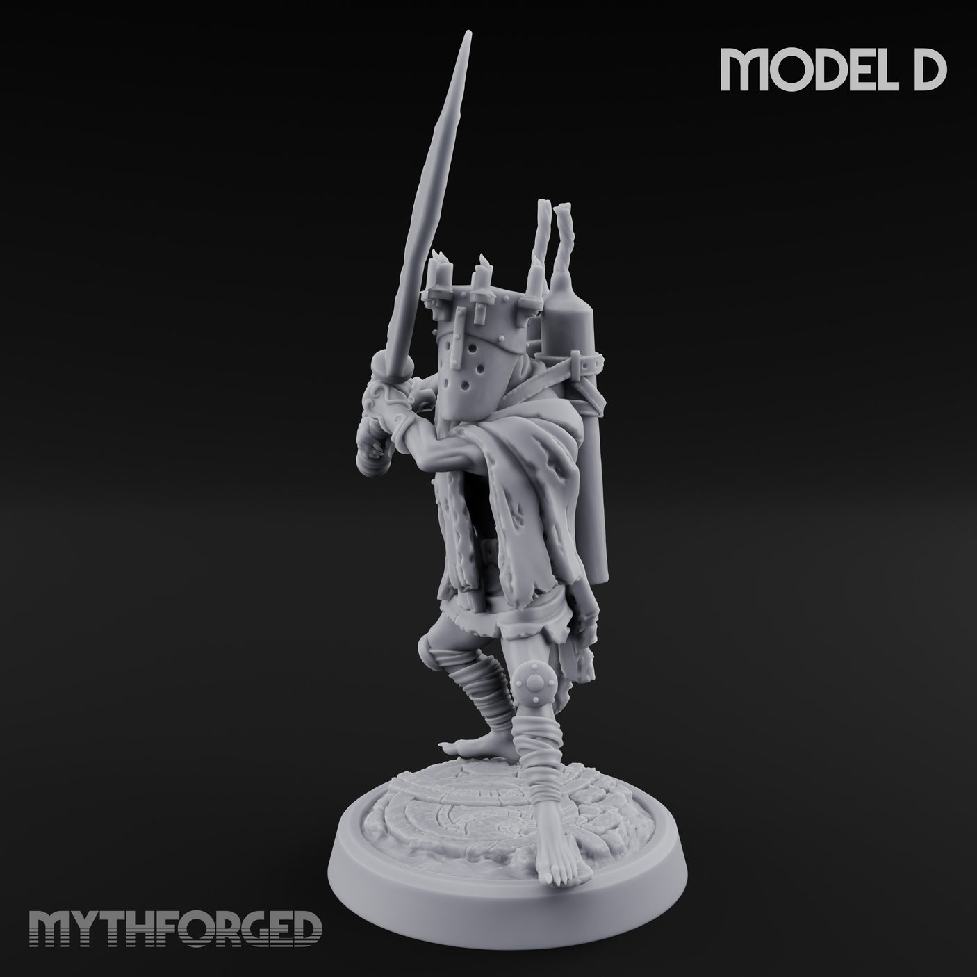 Lantern Pole Carrying Goblin Scout D Miniature for Dungeons and Dragons, Pathfinder or other TTRPGs