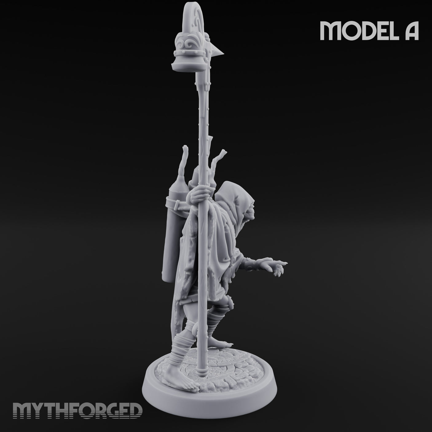 Lantern Pole Carrying Goblin Scouts Miniature for Dungeons and Dragons, Pathfinder or other TTRPGs