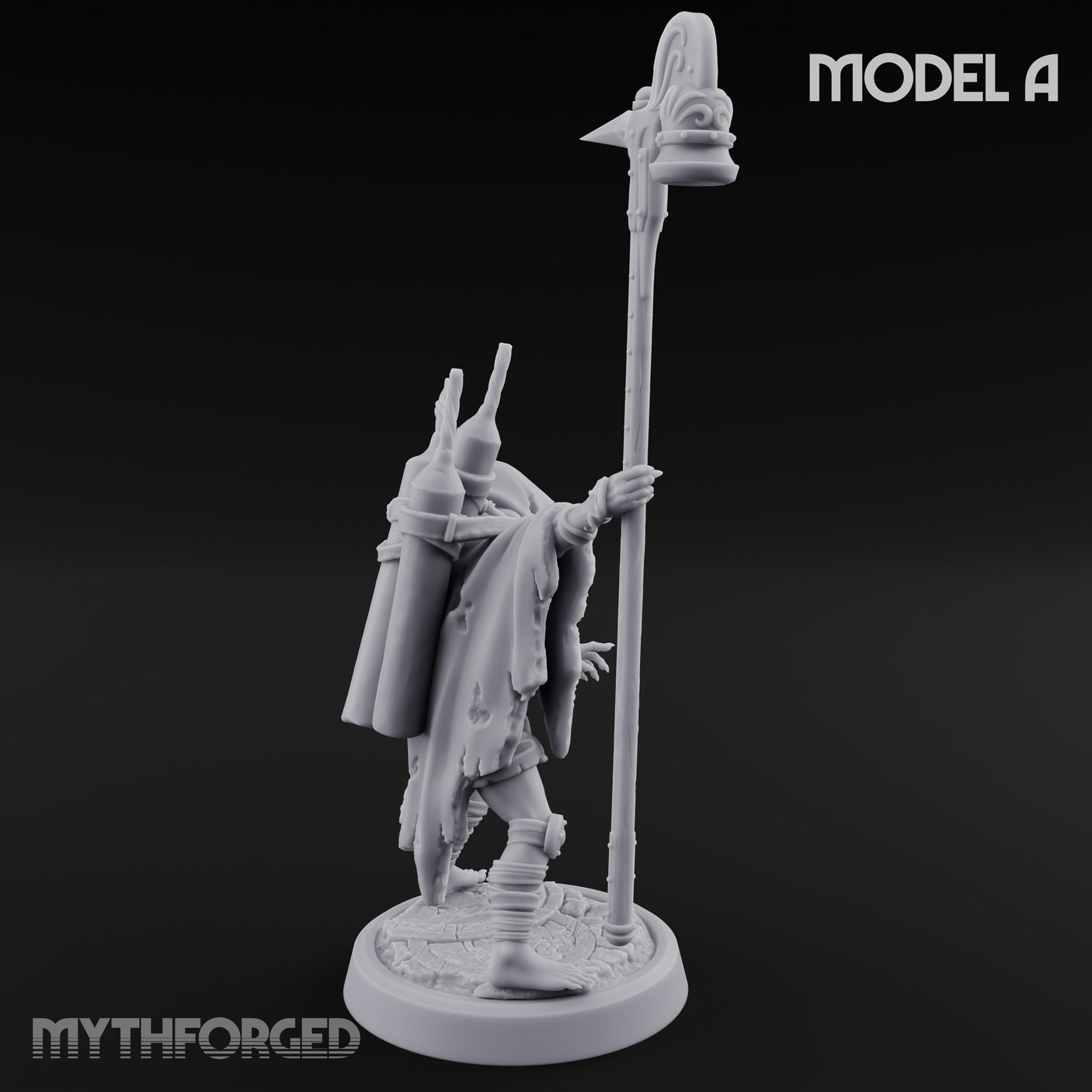 Lantern Pole Carrying Goblin Scouts Miniature for Dungeons and Dragons, Pathfinder or other TTRPGs