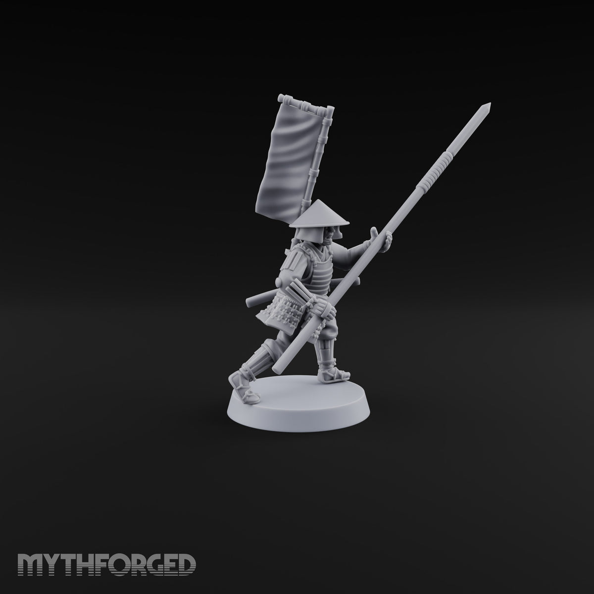 Levelled Spears Human Ashigaru D