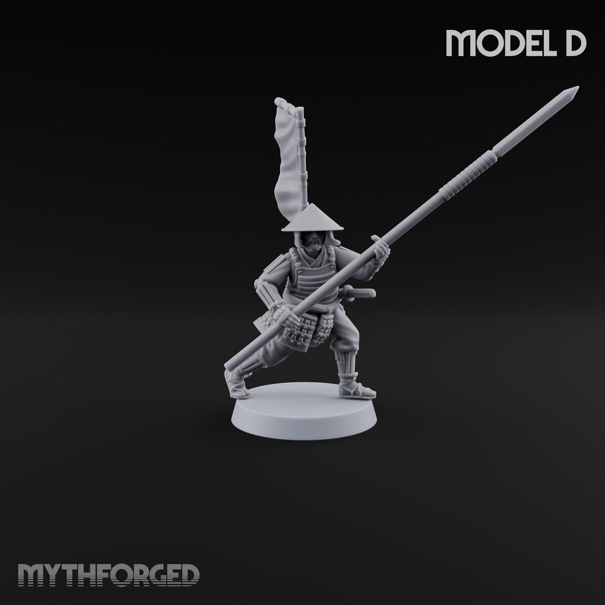 Levelled Spears Human Ashigaru D