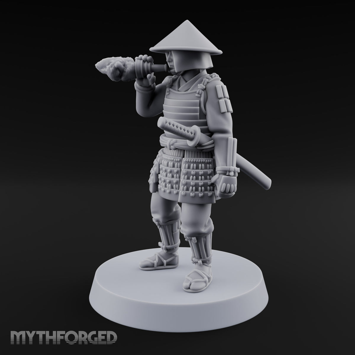Lets Go Human Ashigaru Command Figure C