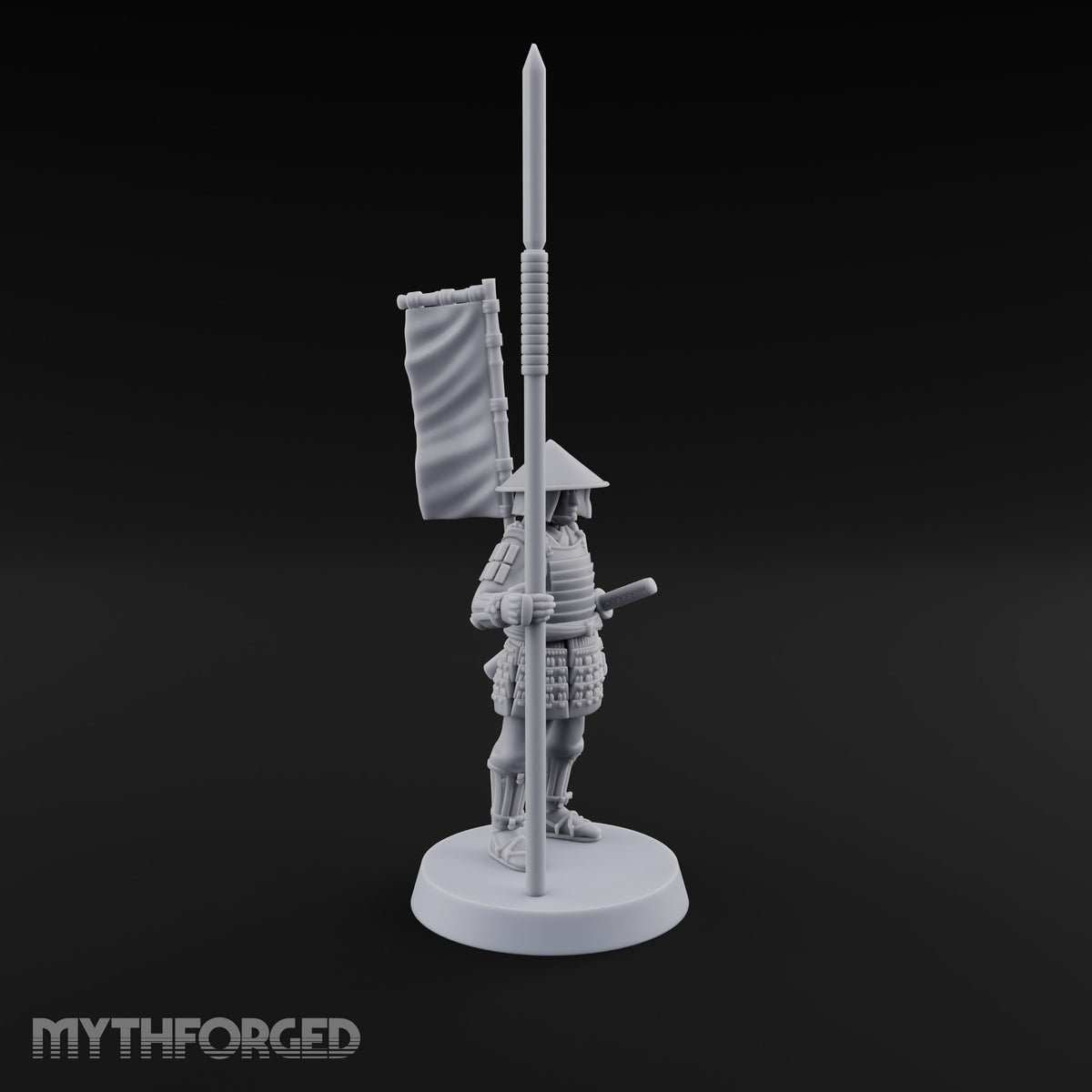 Standing Ready Human Ashigaru A