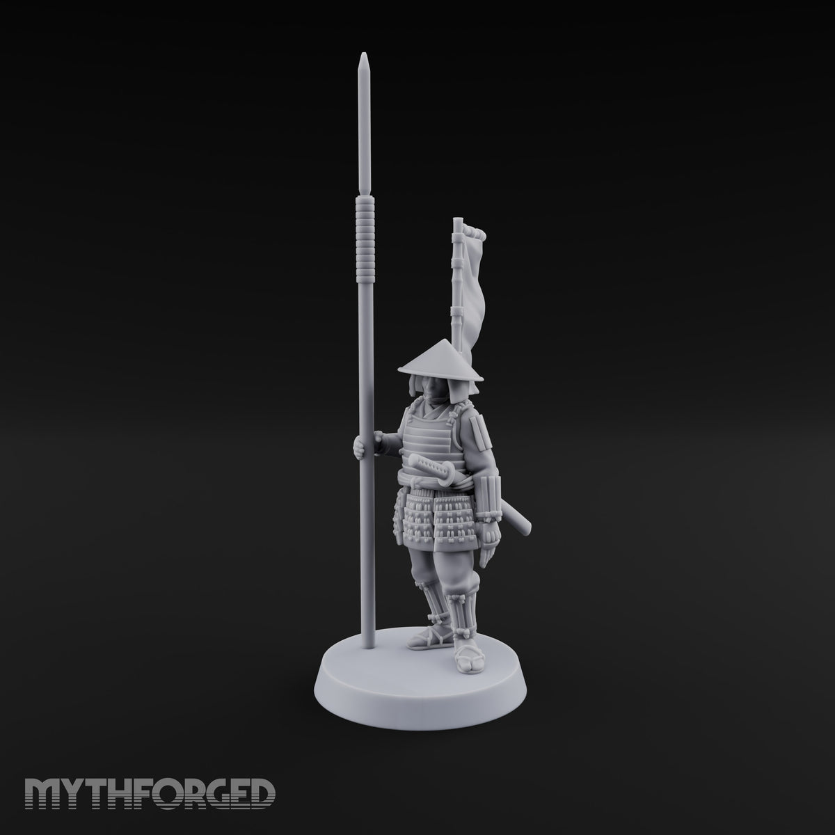 Standing Ready Human Ashigaru B