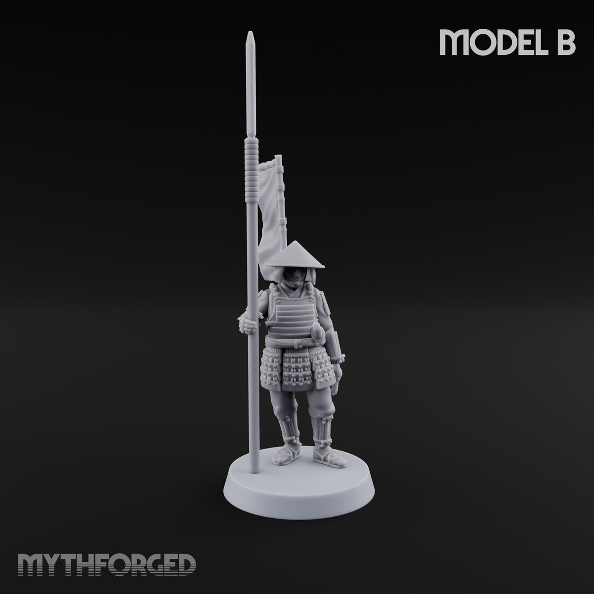 Standing Ready Human Ashigaru — B
