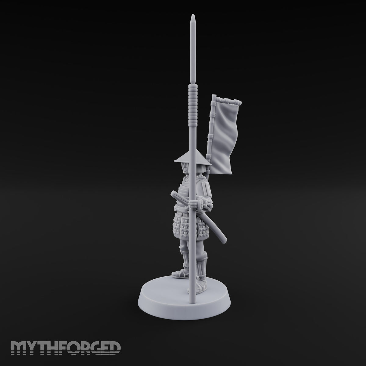 Standing Ready Human Ashigaru D