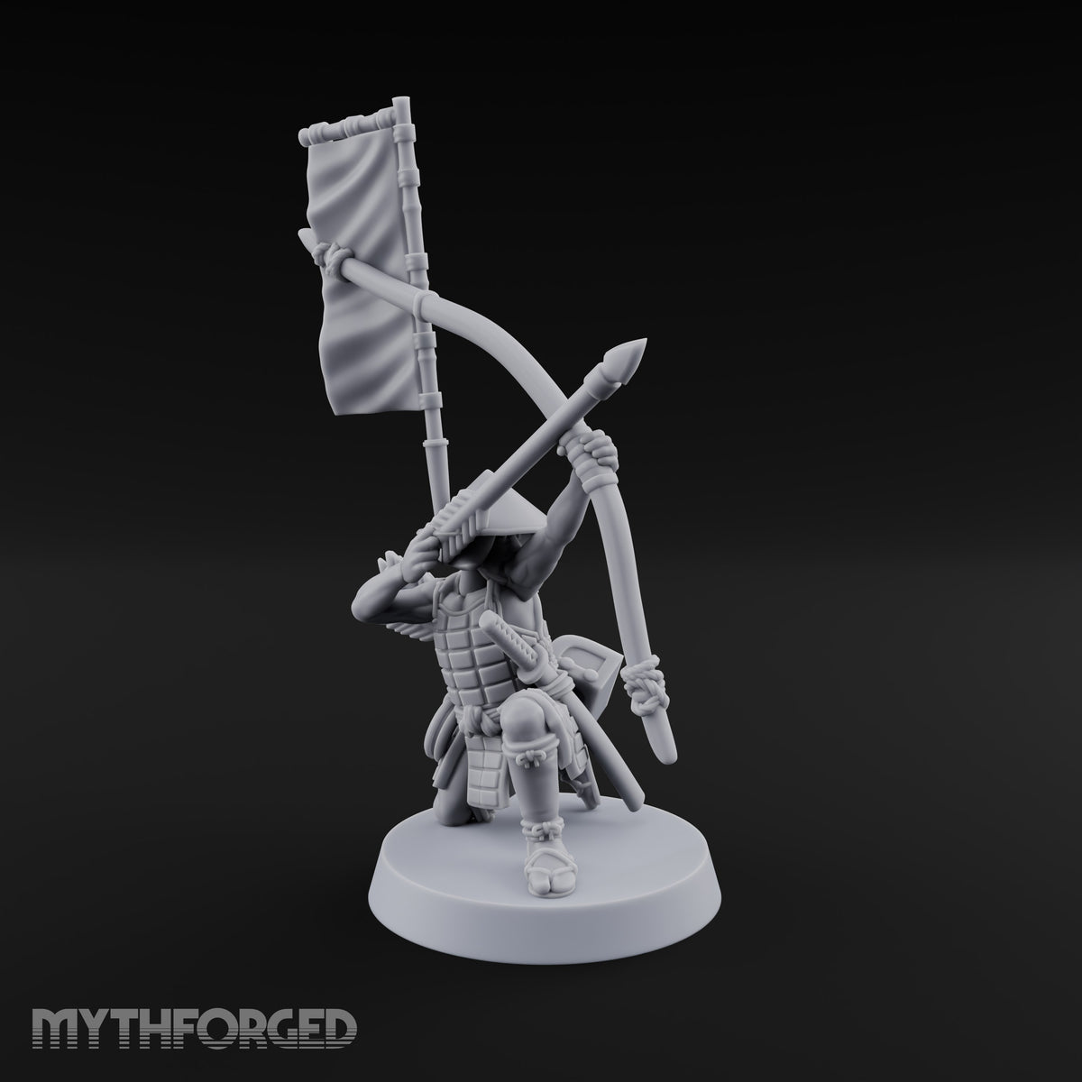 Thwanging Human Ashigaru Archers — C