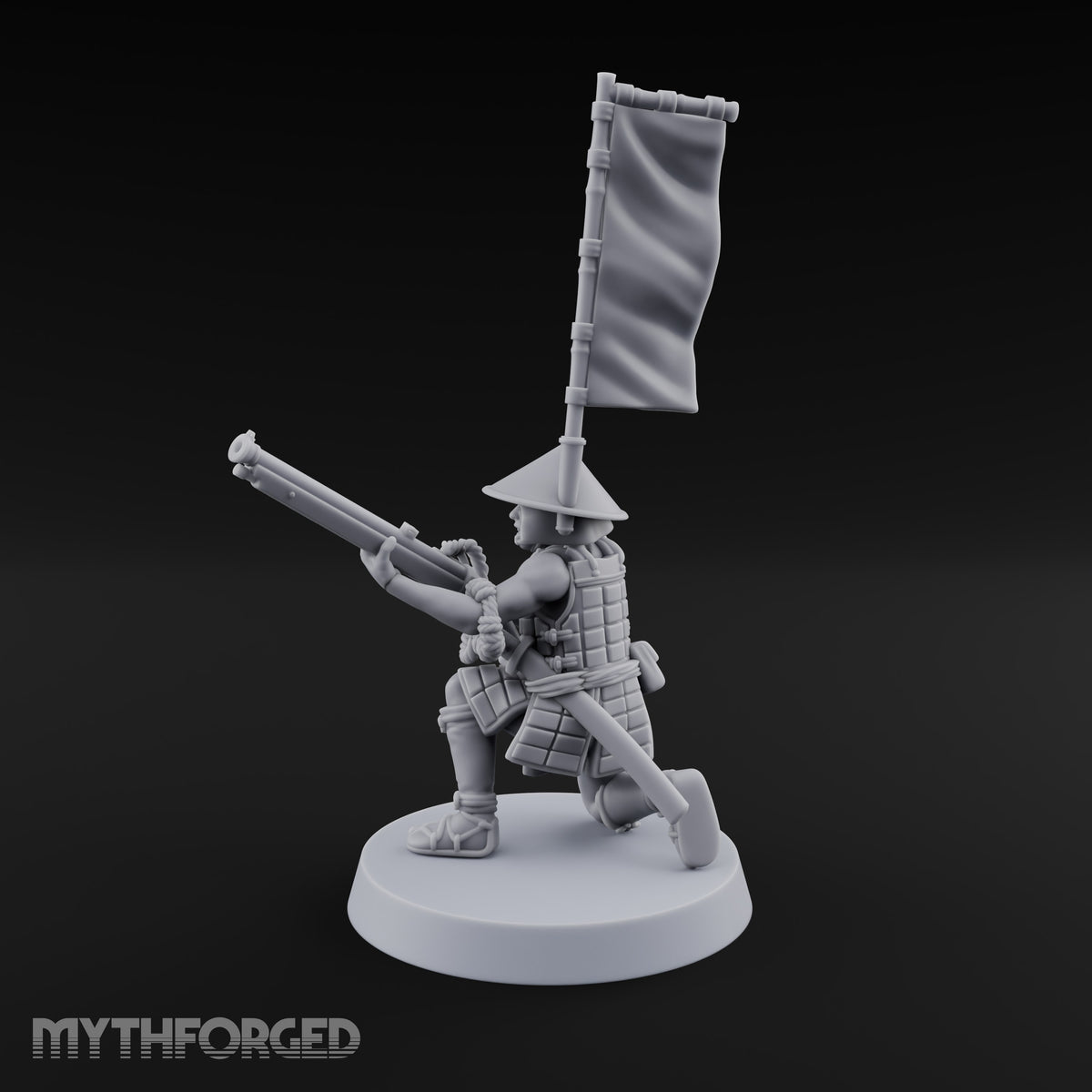 Priming the Volley Human Ashigaru Musketeer A
