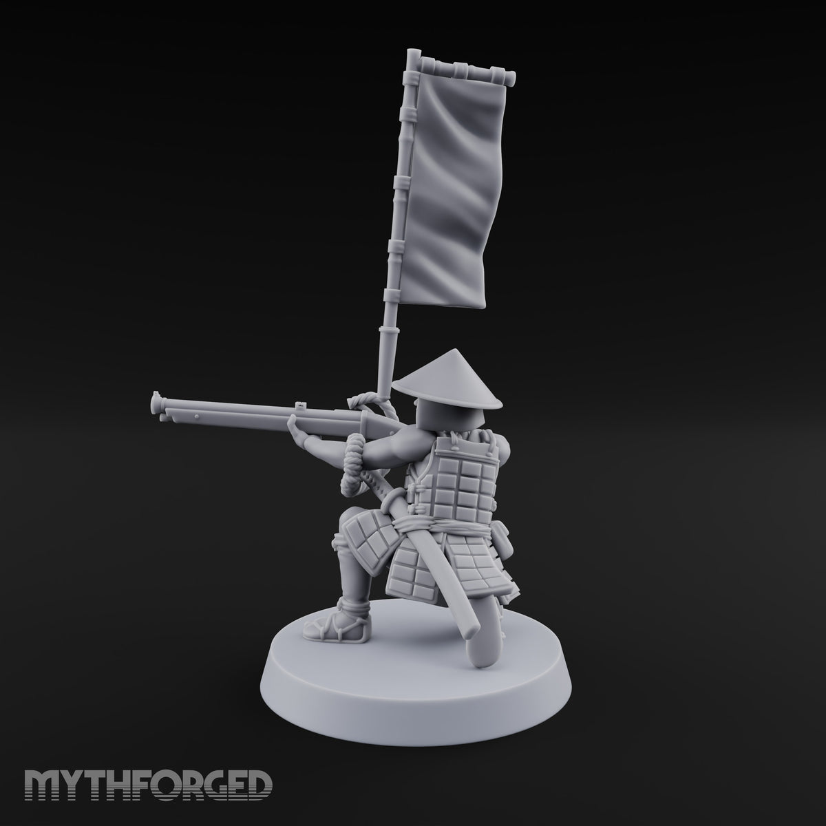 Priming the Volley Human Ashigaru Musketeer B