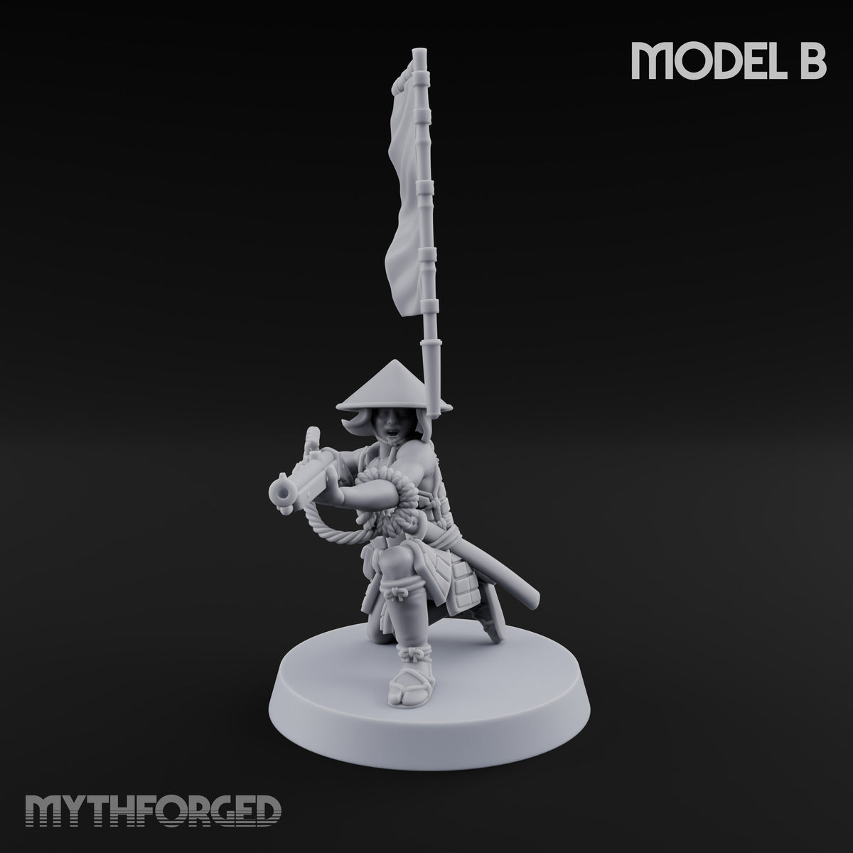 Priming the Volley Human Ashigaru Musketeers — B