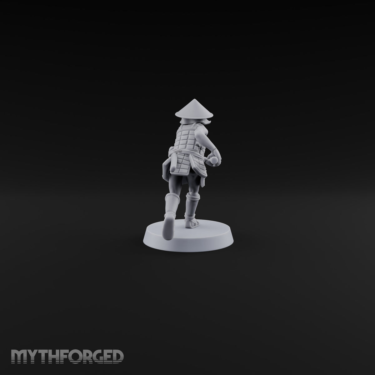 Charging Headlong Human Ashigaru Spearman A