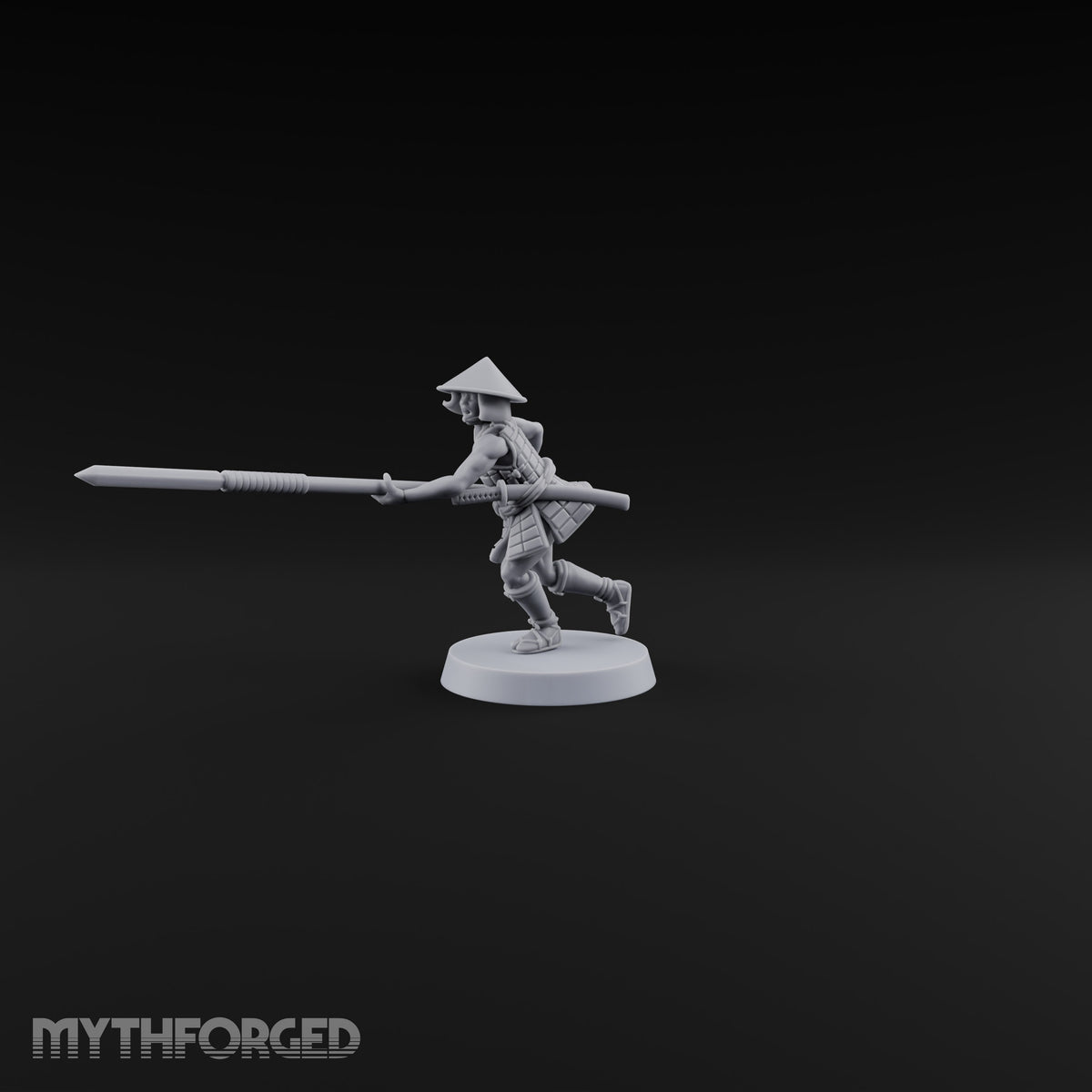 Charging Headlong Human Ashigaru Spearman B