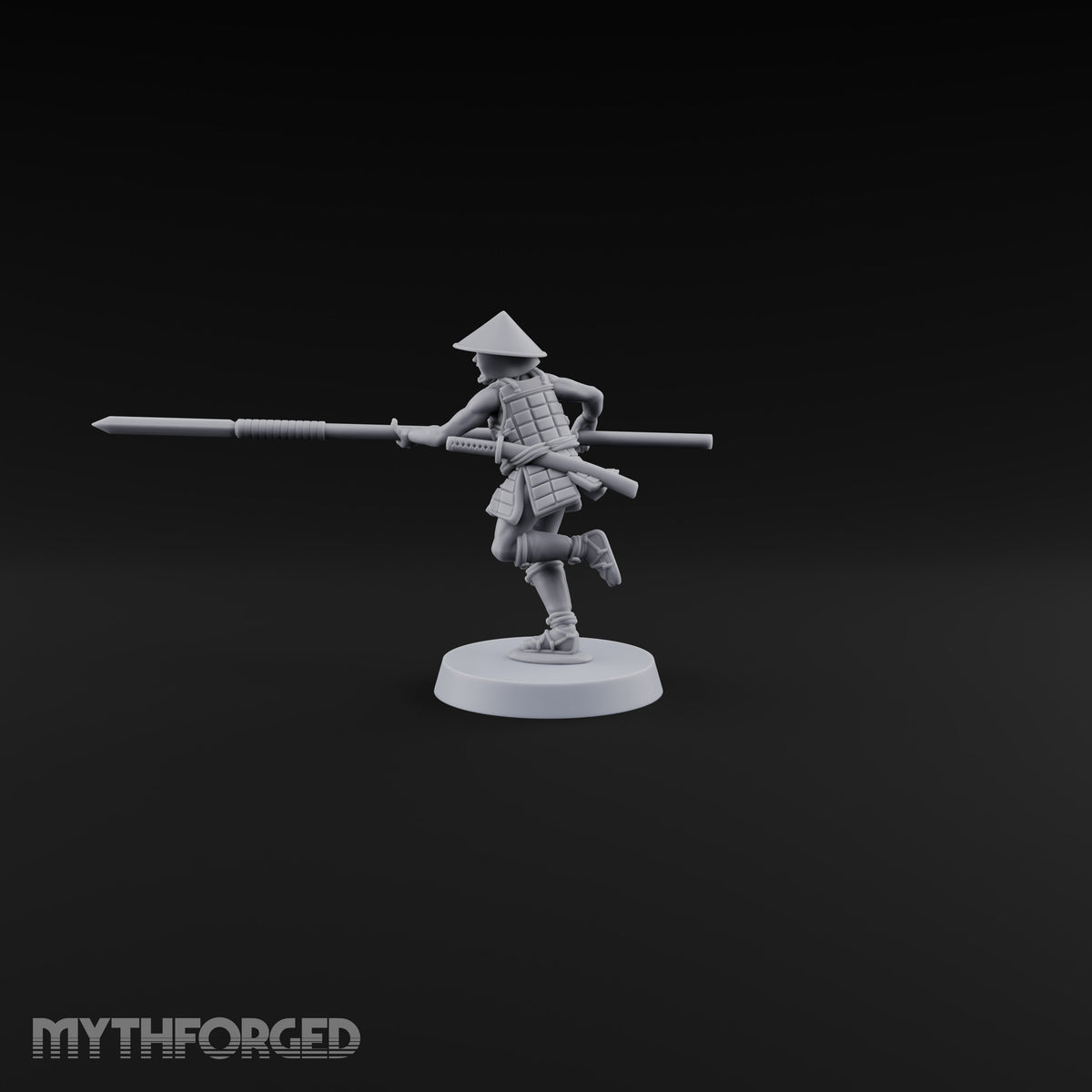 Charging Headlong Human Ashigaru Spearman C