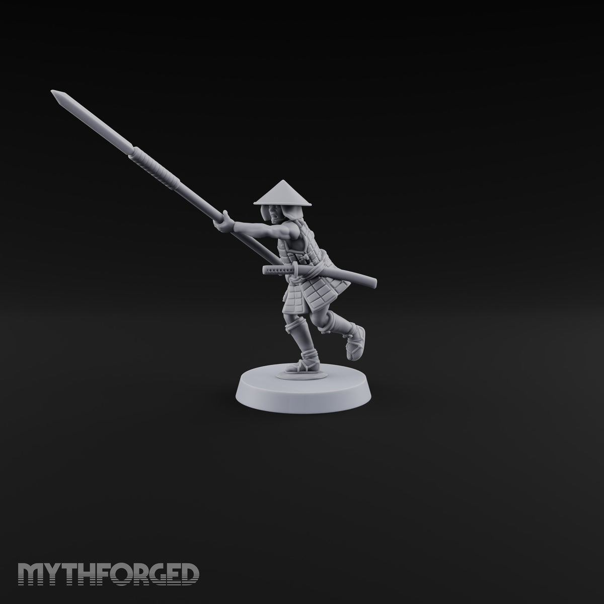 Charging Headlong Human Ashigaru Spearman D