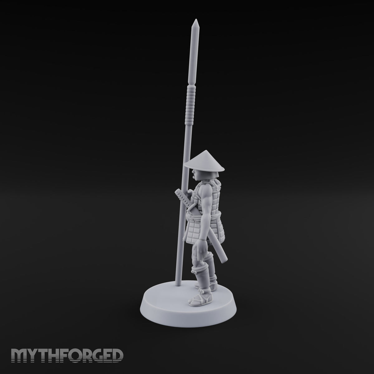At Spear's Rest Human Ashigaru Spearman B