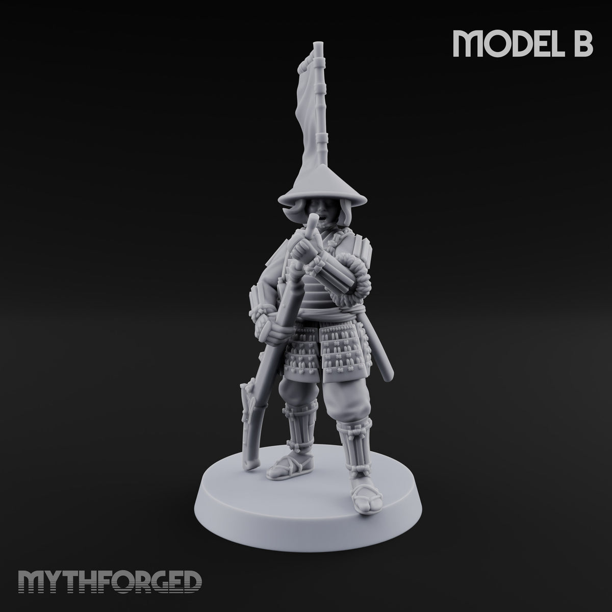 Matchlocks at the Ready Human Ashigaru Musketeers — B