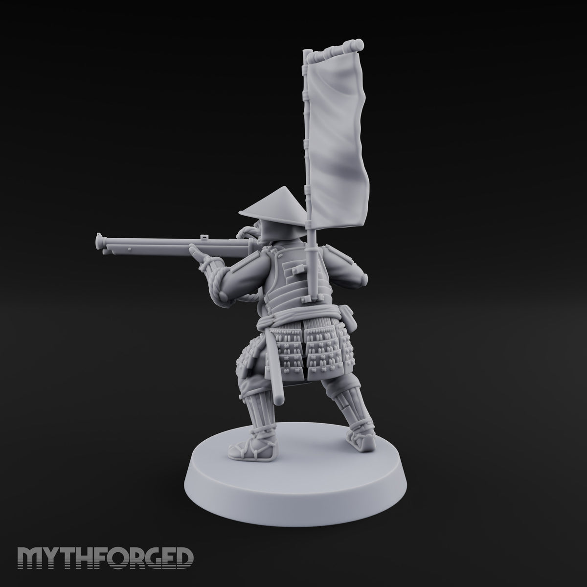 Matchlocks at the Ready Human Ashigaru Musketeer E