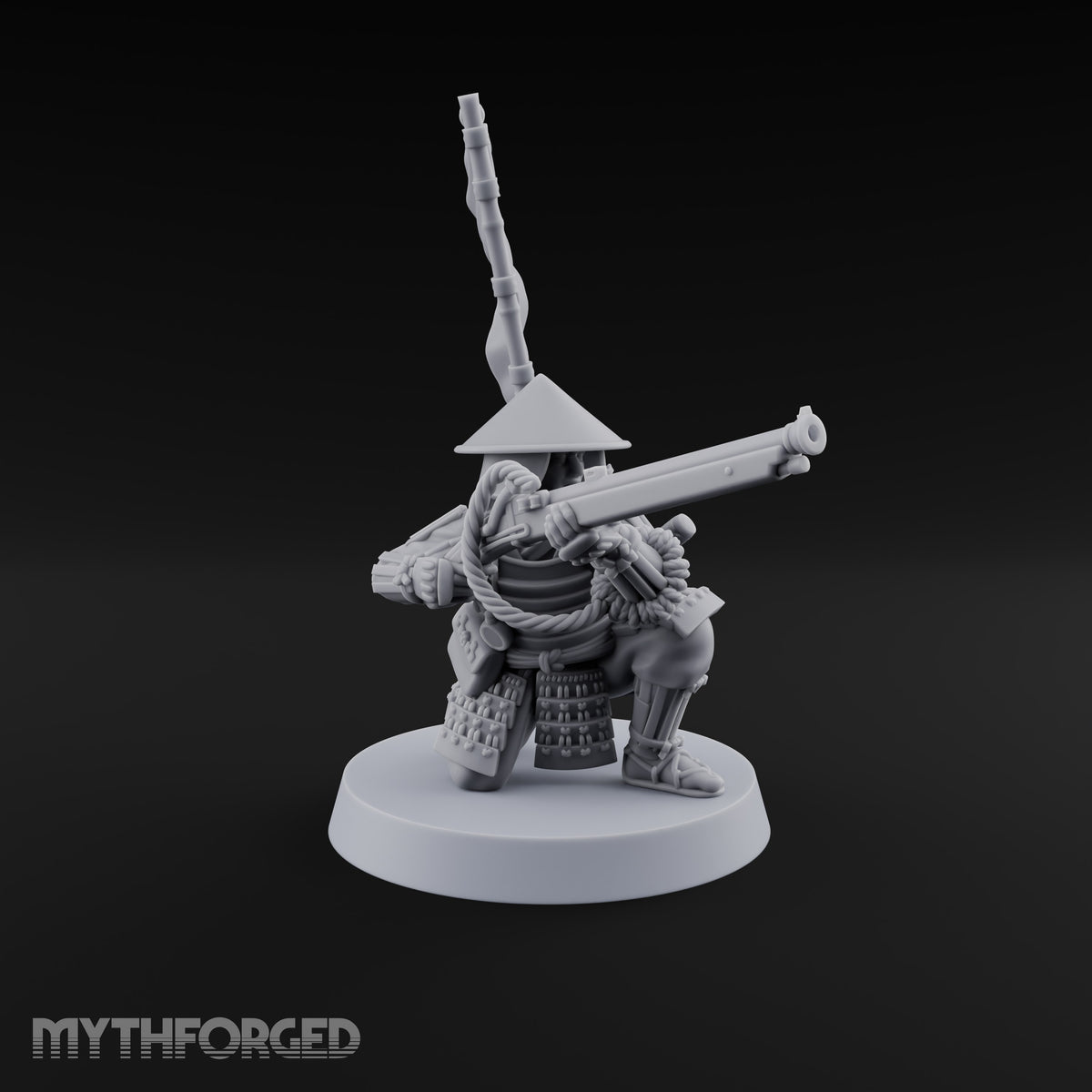Matchlocks at the Ready Human Ashigaru Musketeer H