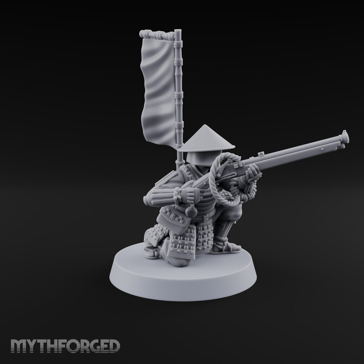 Matchlocks at the Ready Human Ashigaru Musketeer H