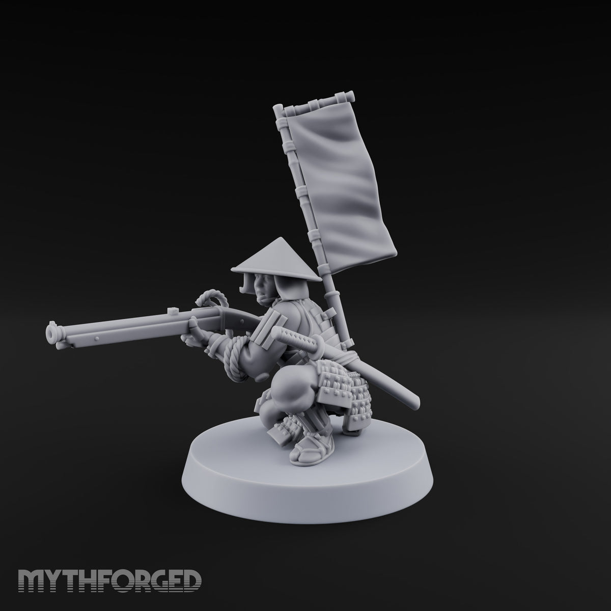 Matchlocks at the Ready Human Ashigaru Musketeer I