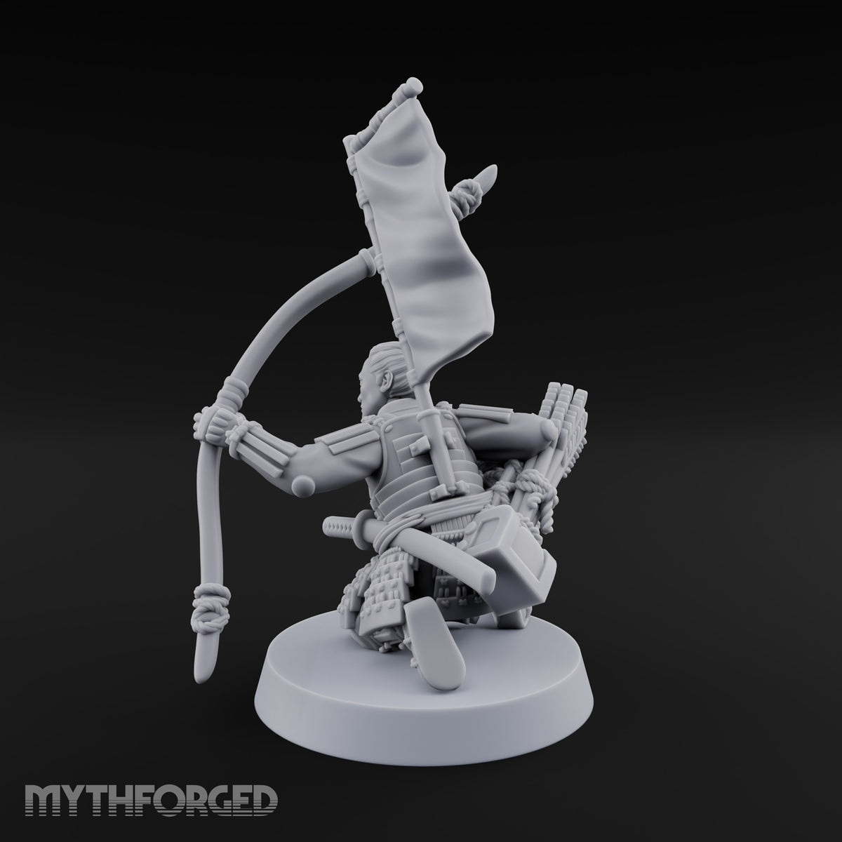 Bowstrings Taut Human Ashigaru Archer A