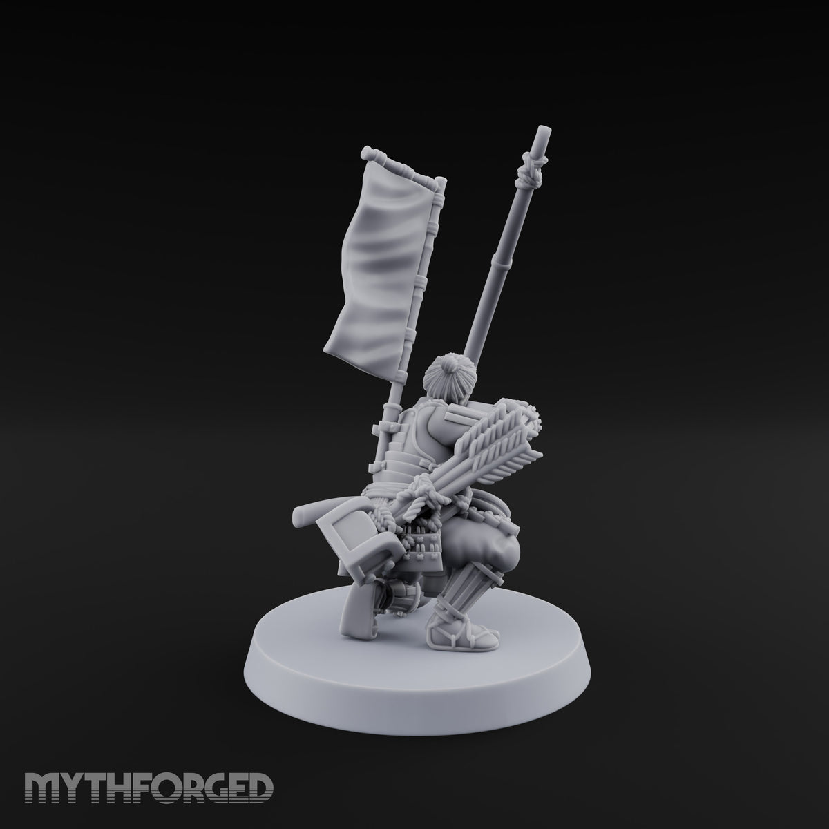 Bowstrings Taut Human Ashigaru Archer D