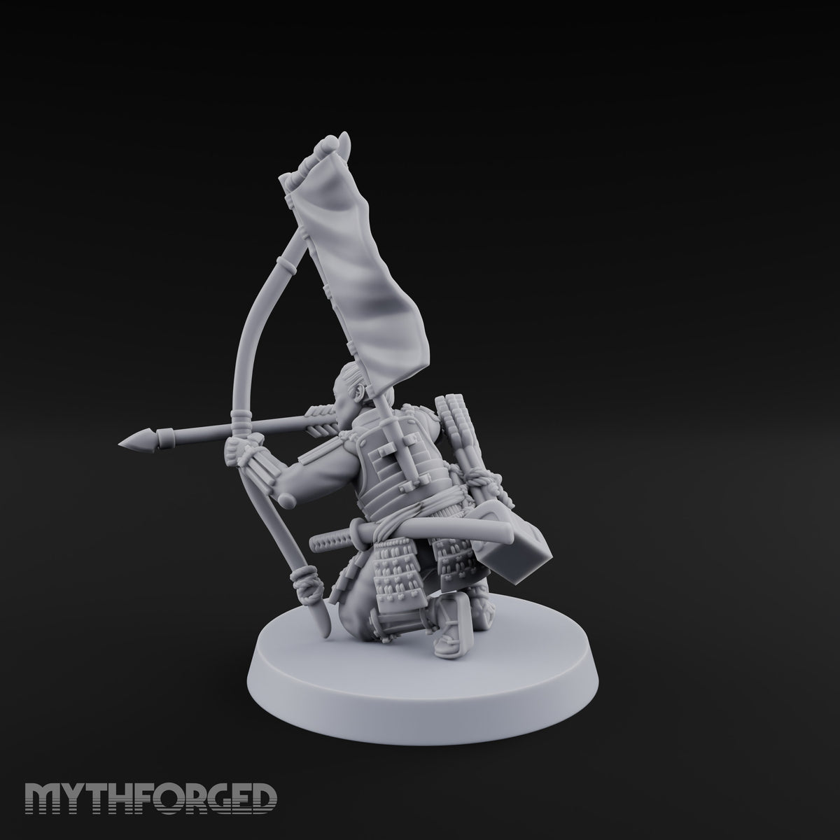 Bowstrings Taut Human Ashigaru Archer D