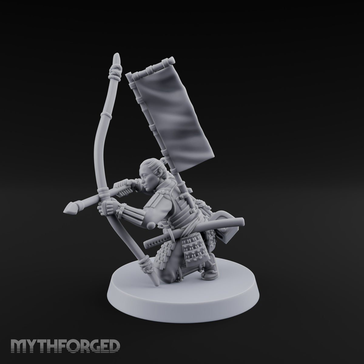 Bowstrings Taut Human Ashigaru Archer D