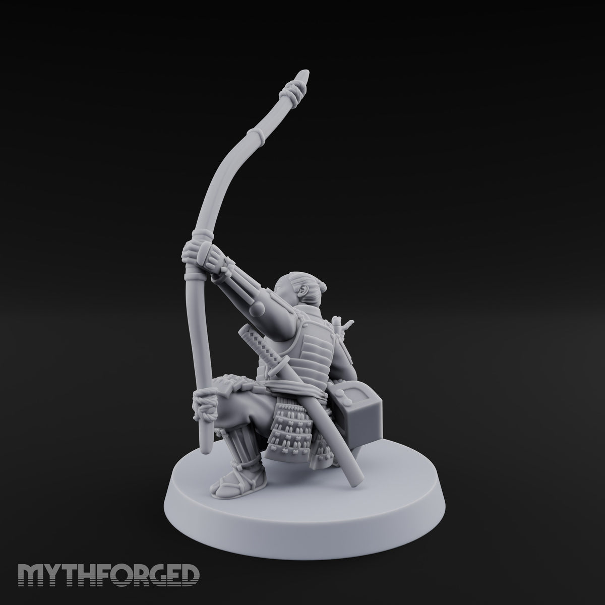 Bowstrings Taut Human Ashigaru Archer E