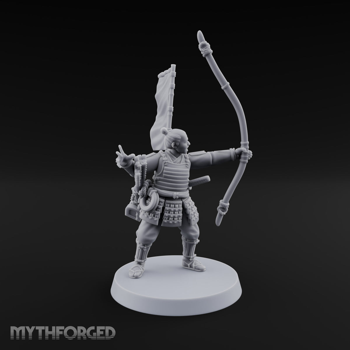 Bowstrings Taut Human Ashigaru Archer F