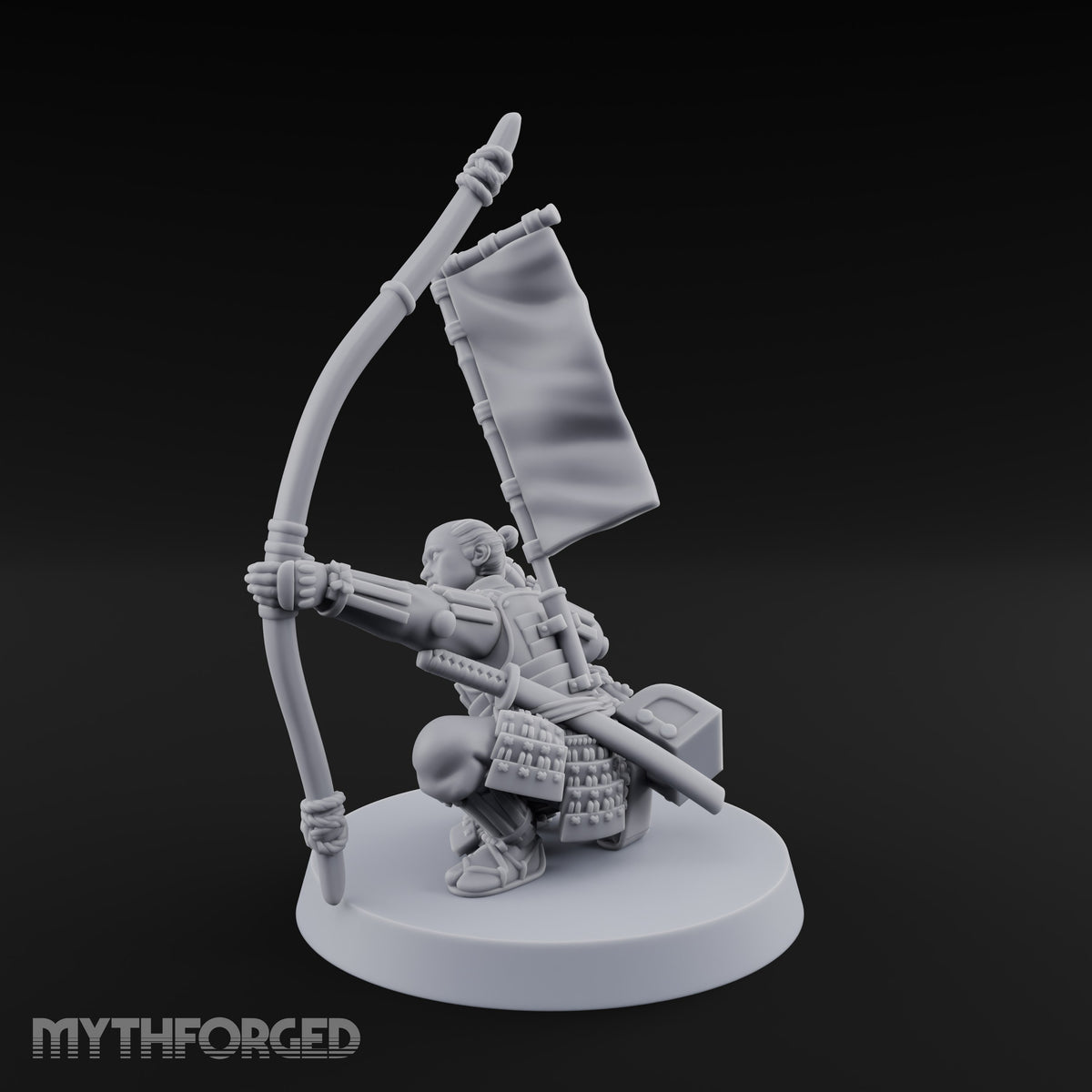 Bowstrings Taut Human Ashigaru Archer H