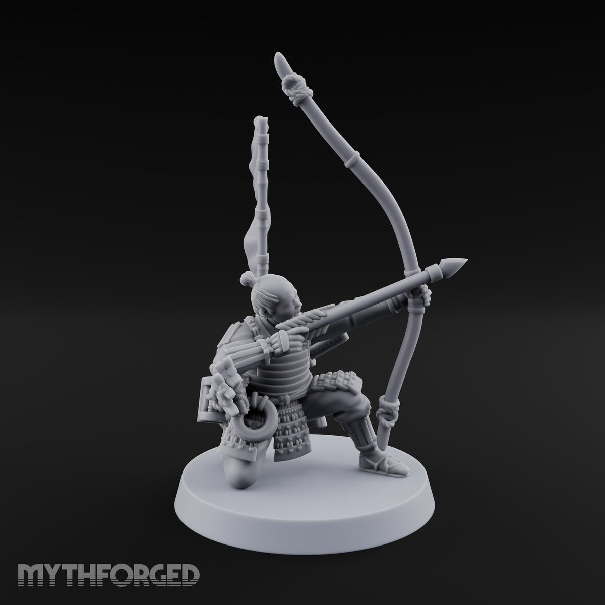Bowstrings Taut Human Ashigaru Archer I