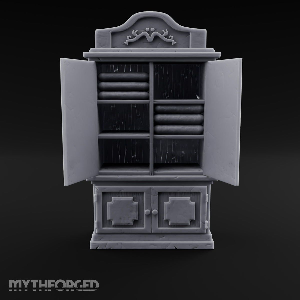 Fresh Linens Wooden Linen Storage Cabinet