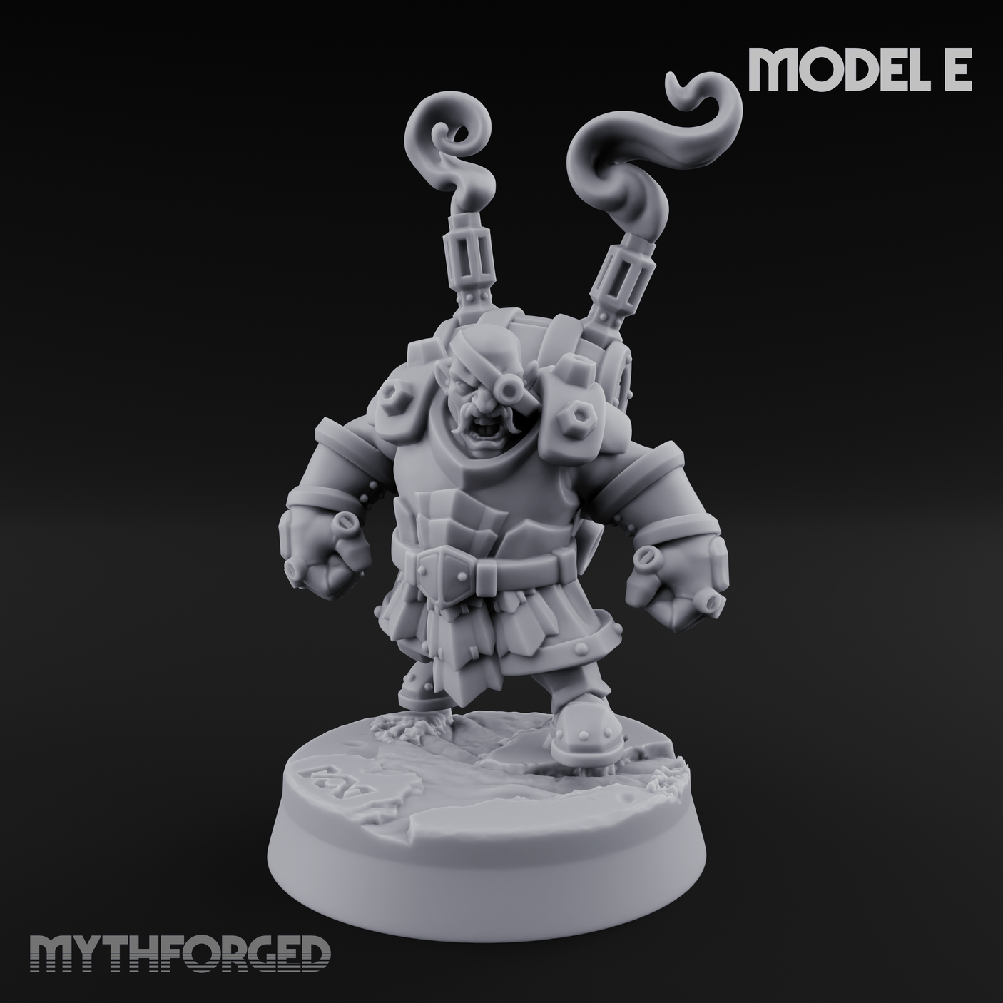 Clicking and Whirring Dwarf Artificers Miniature for Dungeons and Dragons, Pathfinder or other TTRPGs