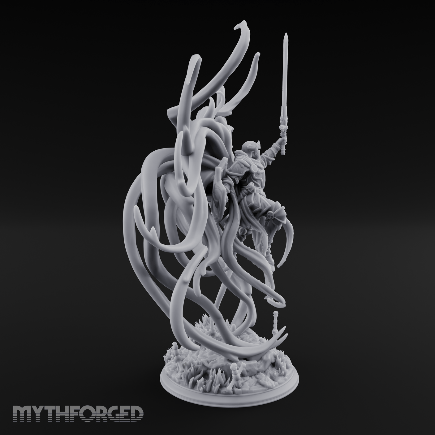 Exploding With Power Angel Miniature for Dungeons and Dragons, Pathfinder or other TTRPGs