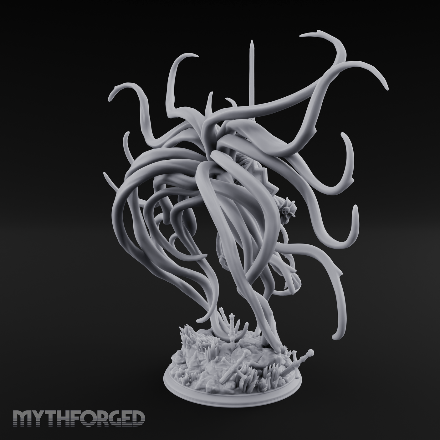 Exploding With Power Angel Miniature for Dungeons and Dragons, Pathfinder or other TTRPGs