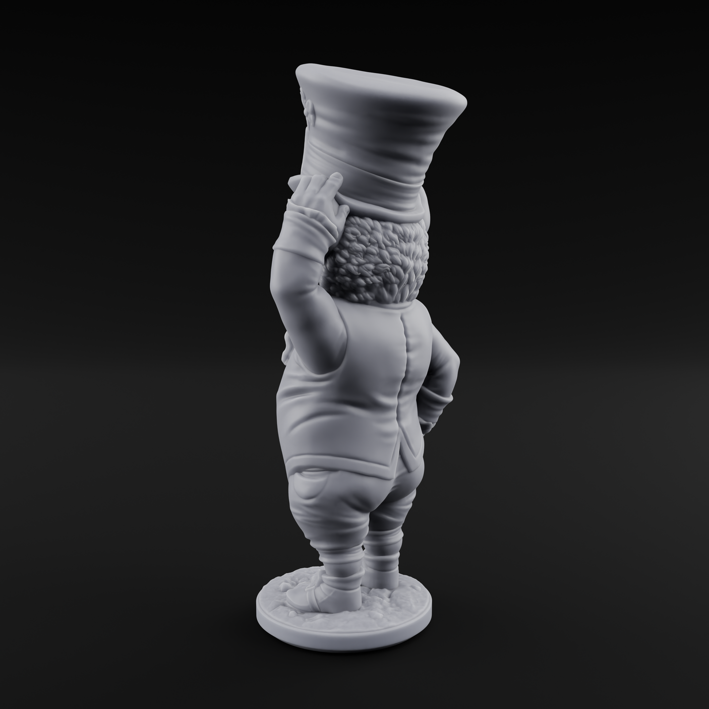 Pot Of Gold Guarding Gnome Leprechaun C Miniature for Dungeons and Dragons, Pathfinder or other TTRPGs