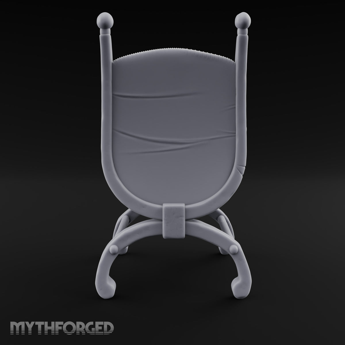 Scholar's Seat Awaits Ornate Cushioned Armchair