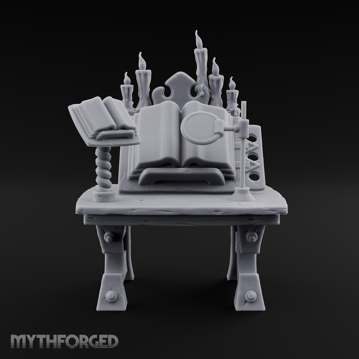 Do Not Dog-Ear Wooden Librarian Reading Desk
